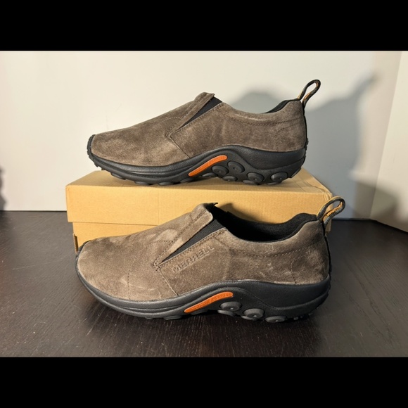 Merrell Jungle Moc Suede Slip On Shoes Gunsmoke Mens 10.5M main image 4